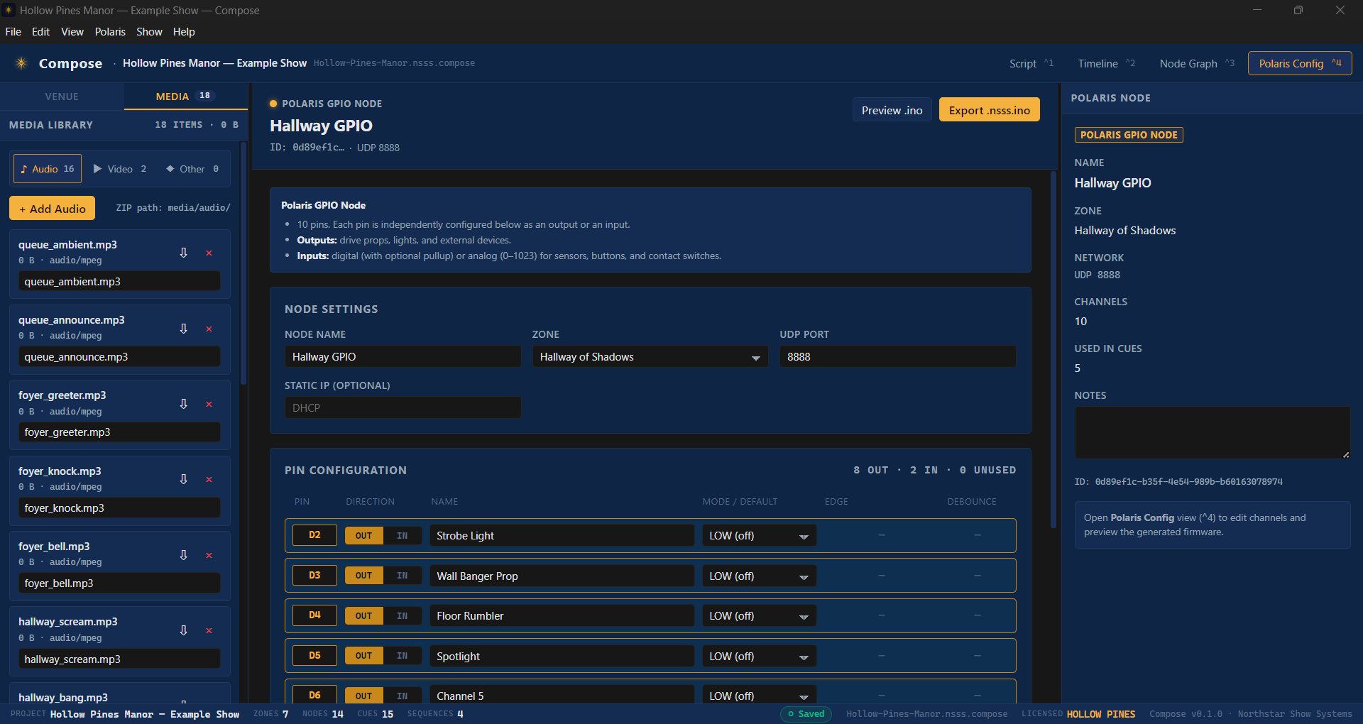 Compose Media library audio tab