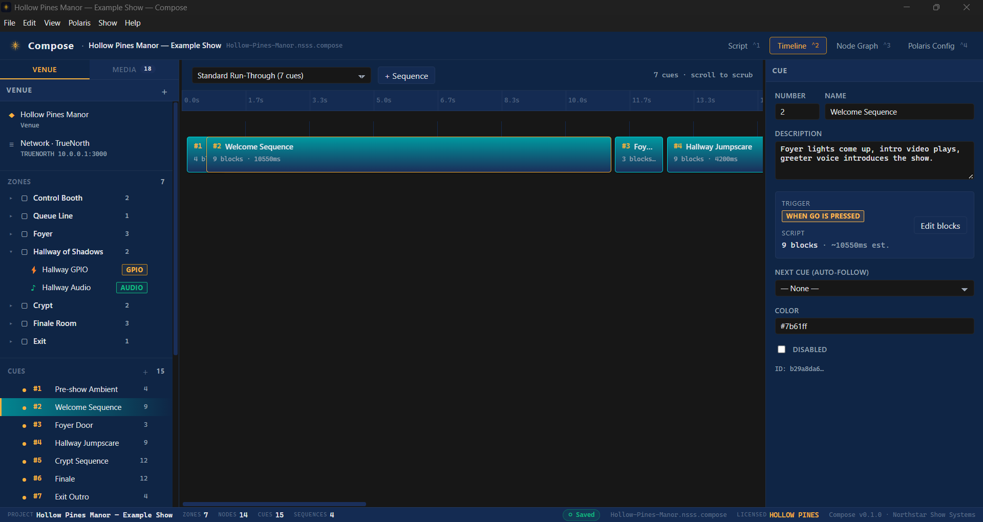 Compose Timelines view